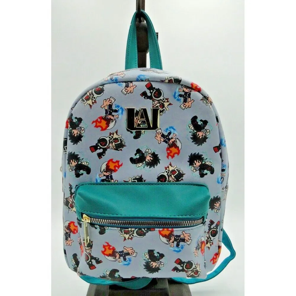 My Hero Academia Chibi Character Mini Backpack Izuku Bakugo‎ Shoto Bioworld